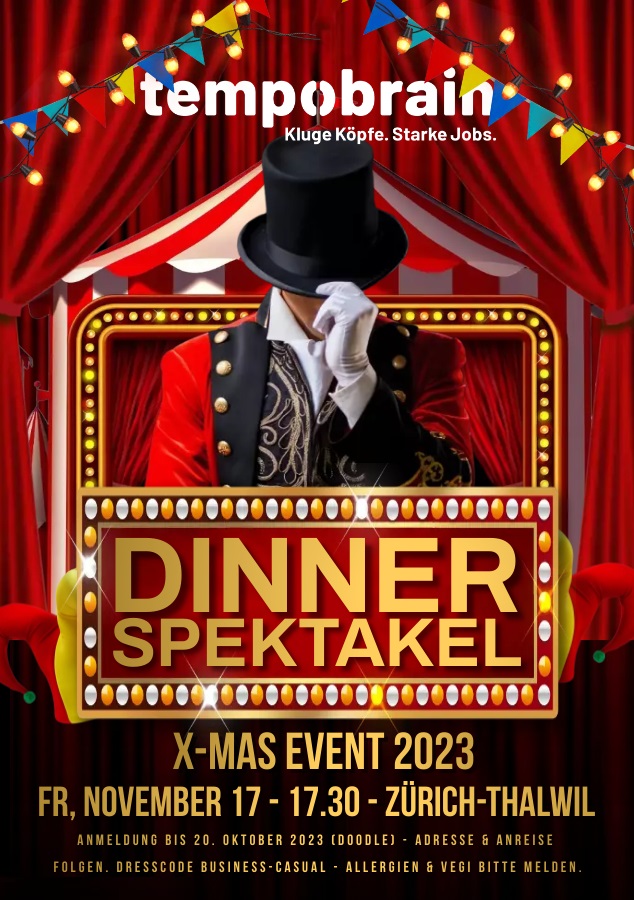 X-MAS EVENT 2023 :: TEMPOBRAIN AG